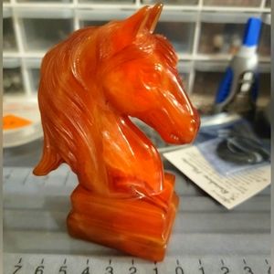 Carnelian Agate Horse Head